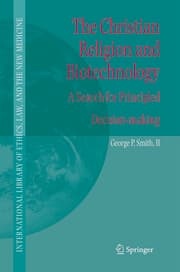 Cover von The Christian Religion and Biotechnology