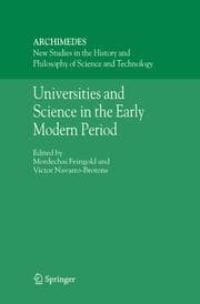 Cover von Universities and Science in the Early Modern Period