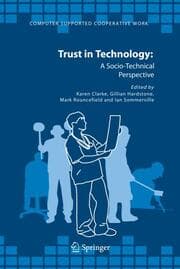 Cover von Trust in Technology: A Socio-Technical Perspective
