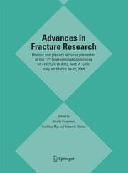 Cover von Advances in Fracture Research