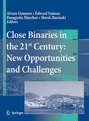 Cover von Close Binaries in the 21st Century: New Opportunities and Challenges