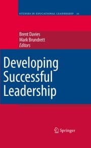 Cover von Developing Successful Leadership