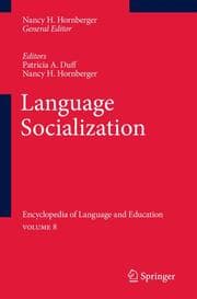 Cover von Language Socialization