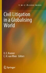 Cover von Civil Litigation in a Globalising World