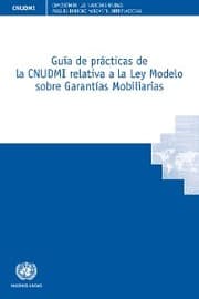 Cover von Guía de prácticas de la CNUDMI relativa a la Ley Modelo sobre Garantías Mobiliarias