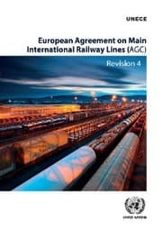 Cover von European Agreement on Main International Railway Lines (AGC)