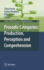 Cover von Prosodic Categories: Production, Perception and Comprehension