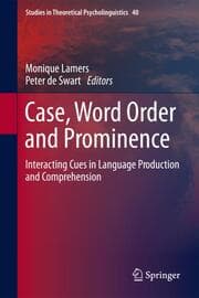 Cover von Case, Word Order, and Prominence