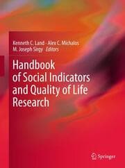 Cover von Handbook of Social Indicators and Quality-of-Life Research