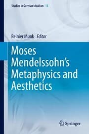 Cover von Moses Mendelssohn's Metaphysics and Aesthetics