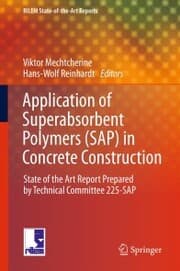 Cover von Application of Super Absorbent Polymers (SAP) in Concrete Construction