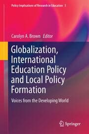 Cover von Globalization, International Education Policy and Local Policy Formation