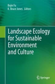 Cover von Landscape Ecology for Sustainable Environment and Culture