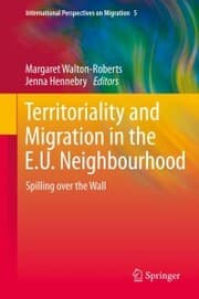 Cover von Territoriality and Migration in the E.U. Neighbourhood