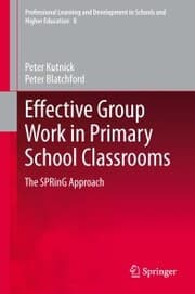 Cover von Effective Group Work in Primary School Classrooms