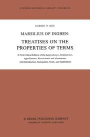 Cover von Marsilius of Inghen: Treatises on the Properties of Terms
