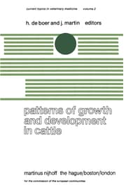 Cover von Patterns of Growth and Development in Cattle