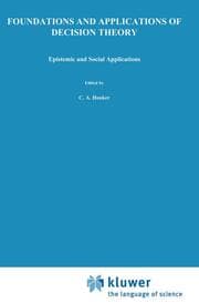 Cover von Foundations and Applications of Decision Theory