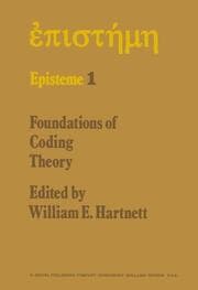 Cover von Foundations of Coding Theory
