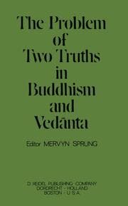 Cover von The Problem of Two Truths in Buddhism and Ved?nta