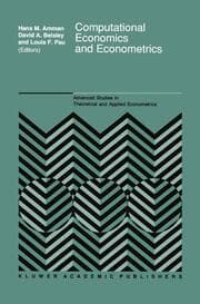Cover von Computational Economics and Econometrics