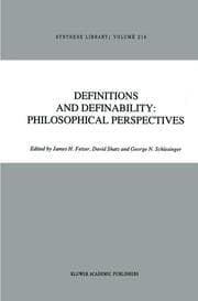 Cover von Definitions and Definability: Philosophical Perspectives