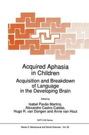 Cover von Acquired Aphasia in Children