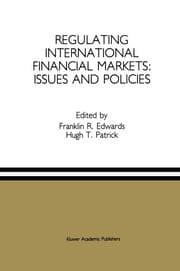 Cover von Regulating International Financial Markets: Issues and Policies