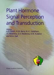 Cover von Plant Hormone Signal Perception and Transduction