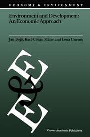 Cover von Environment and Development: An Economic Approach