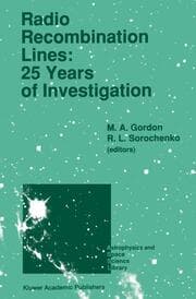 Cover von Radio Recombination Lines: 25 Years of Investigation