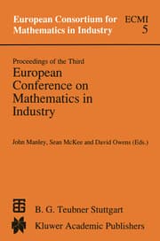 Cover von Proceedings of the Third European Conference on Mathematics in Industry