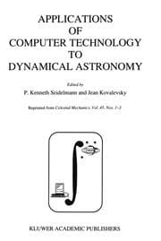Cover von Applications of Computer Technology to Dynamical Astronomy