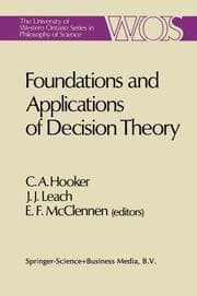 Cover von Foundations and Applications of Decision Theory