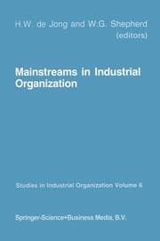 Cover von Mainstreams in Industrial Organization