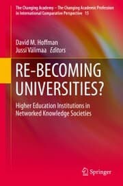 Cover von RE-BECOMING UNIVERSITIES?