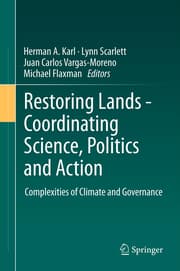 Cover von Restoring Lands - Coordinating Science, Politics and Action