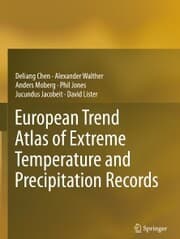 Cover von European Trend Atlas of Extreme Temperature and Precipitation Records