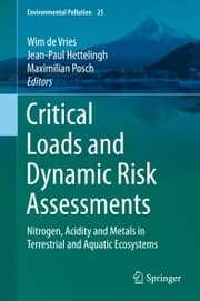 Cover von Critical Loads and Dynamic Risk Assessments