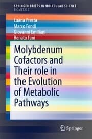 Cover von Molybdenum Cofactors and Their role in the Evolution of Metabolic Pathways