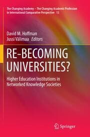 Cover von RE-BECOMING UNIVERSITIES?