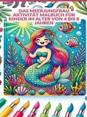 Cover von Das Meerjungfrau Aktivität MALBUCH für Kinder im Alter von 4 bis 8 Jahren