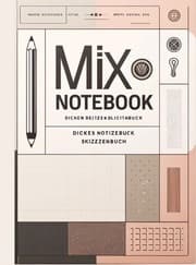 Cover von Mix Notebook: Dickes Notizbuch Skizzenbuch