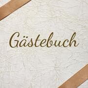 Cover von Gästebuch mit 75 leeren Seiten in Samt-Optik