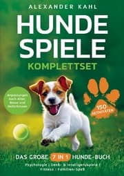 Cover von Hundespiele Komplettset - Das große 7 in 1 Hunde-Buch mit 150 Aktivitäten