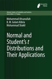 Cover von Normal and Student's t Distributions and their Applications