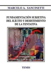 Cover von Fundamentación subjetiva del ilícito y desistimiento de la tentativa