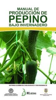 Cover von Manual de producción de pepino bajo invernadero