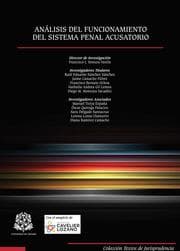 Cover von Análisis del funcionamiento del sistema penal acusatorio