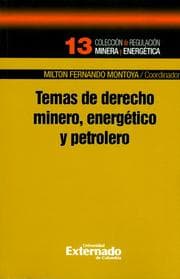 Cover von Temas de derecho minero, energético y petrolero